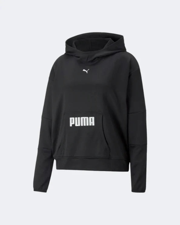 Hoodyes PUMA Dama Negro Con Blanco - 522347-01