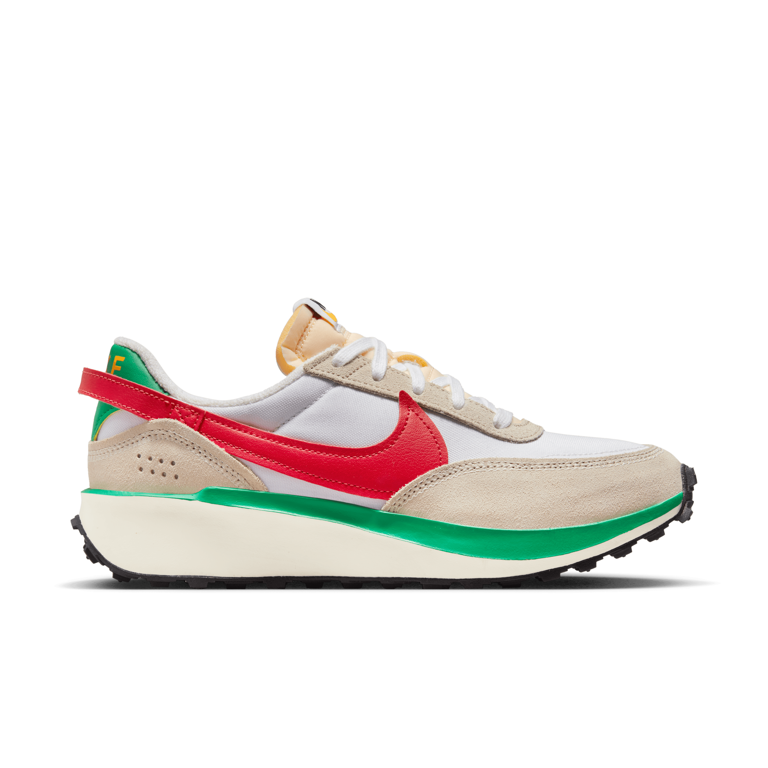 Tenis Nike Dama Wafle Debut Blanco Rojo Gris - DX2940-100