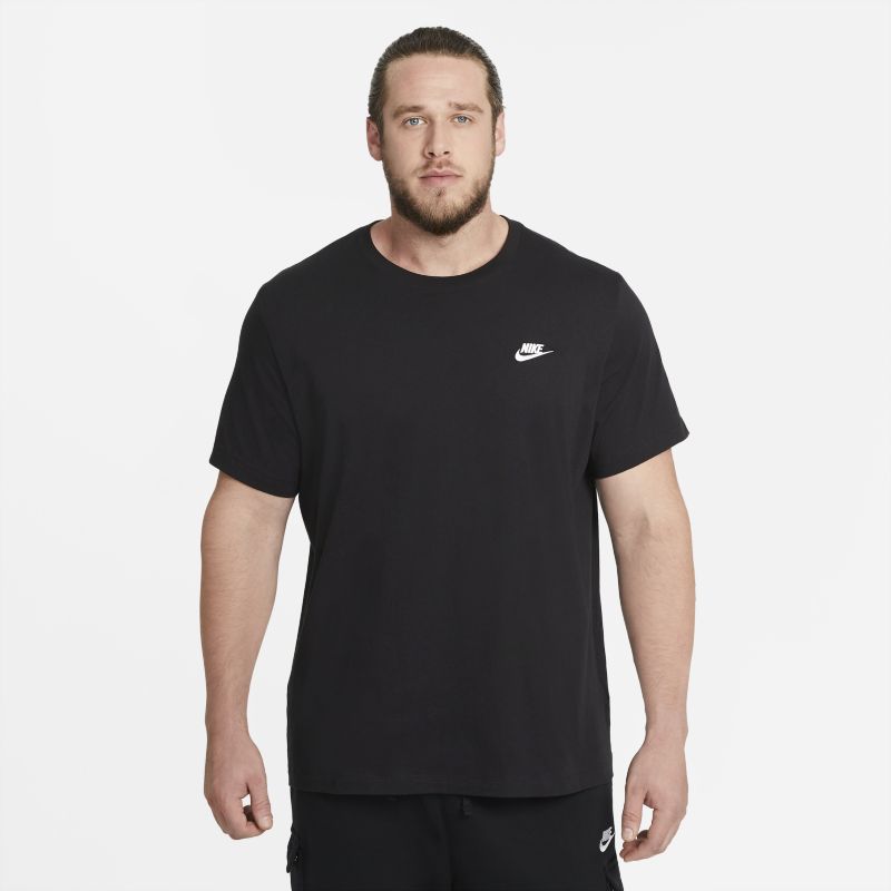 Camiseta Nike Hombre Algodón Negra - AR4997-013