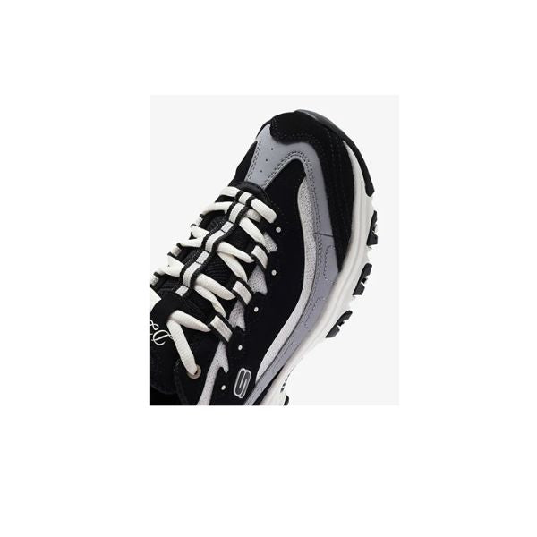 Tenis SKECHERS Dama Dlite Smooth Nostalgia Negra - 150537-BKNT
