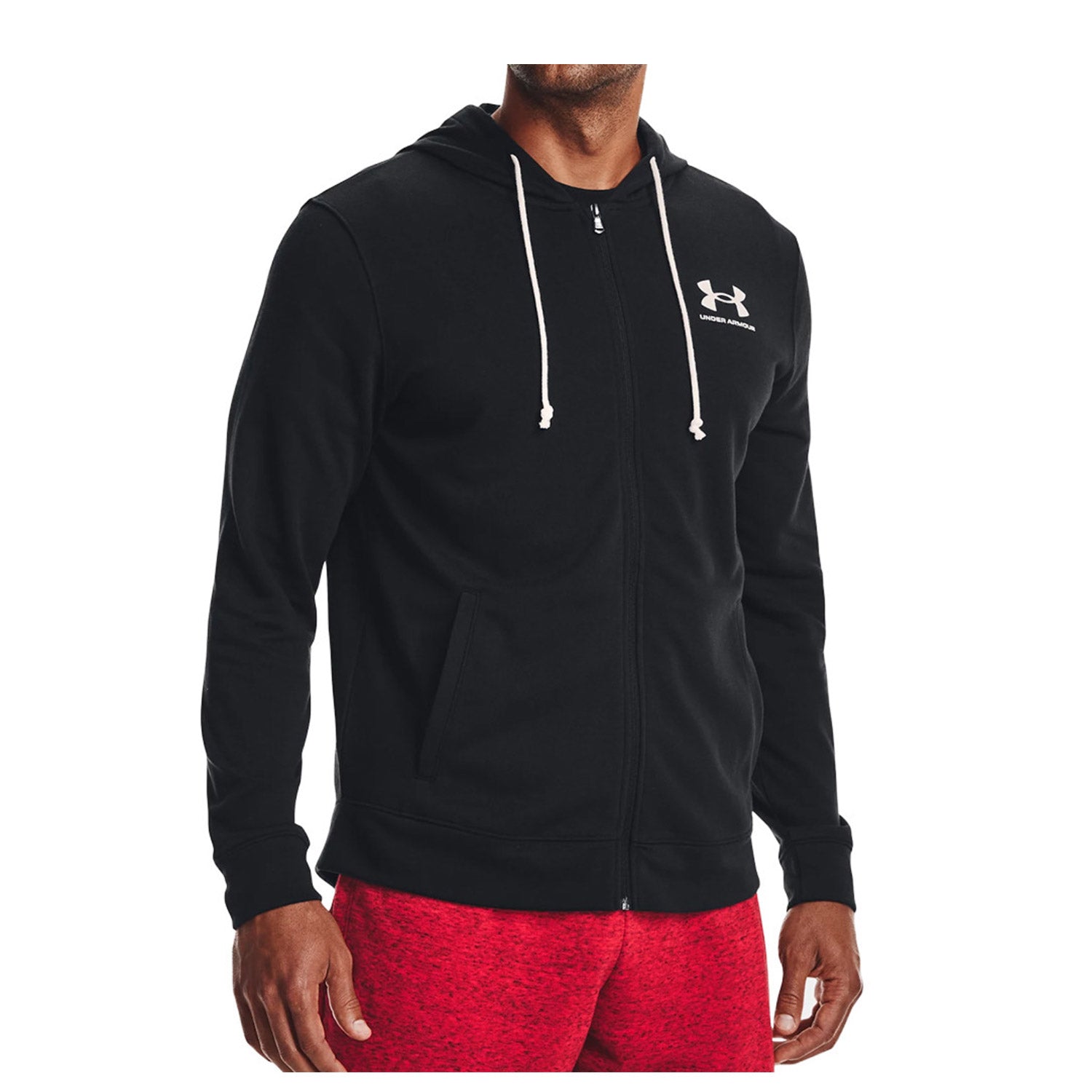 Chaqueta UNDER ARMOUR Hombre Cremallera Algodón Negra - 1370409-001