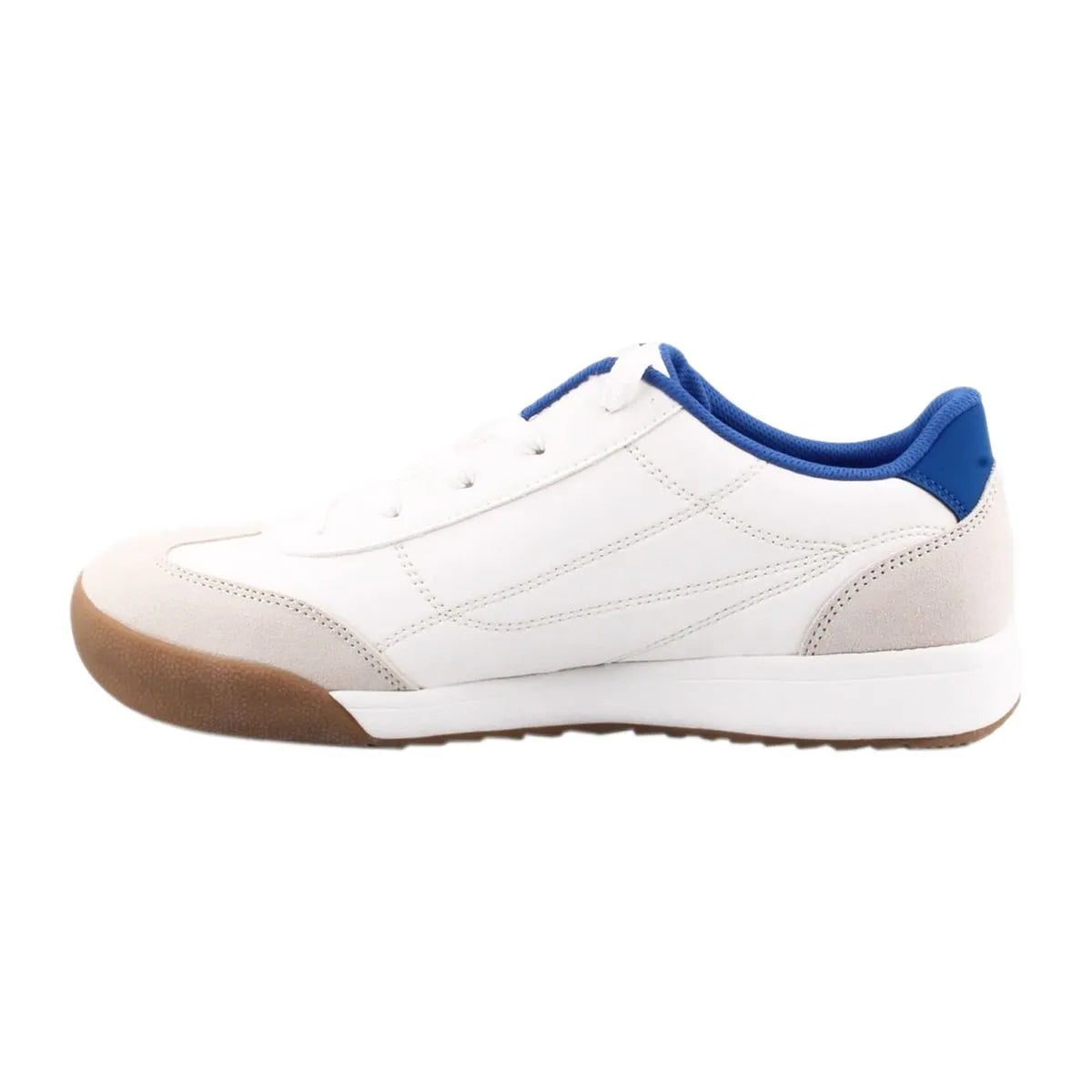 Tenis SKECHERS Hombre Zinger 2.0 Blanco Azul Cuero The Armen - 183284-WHT