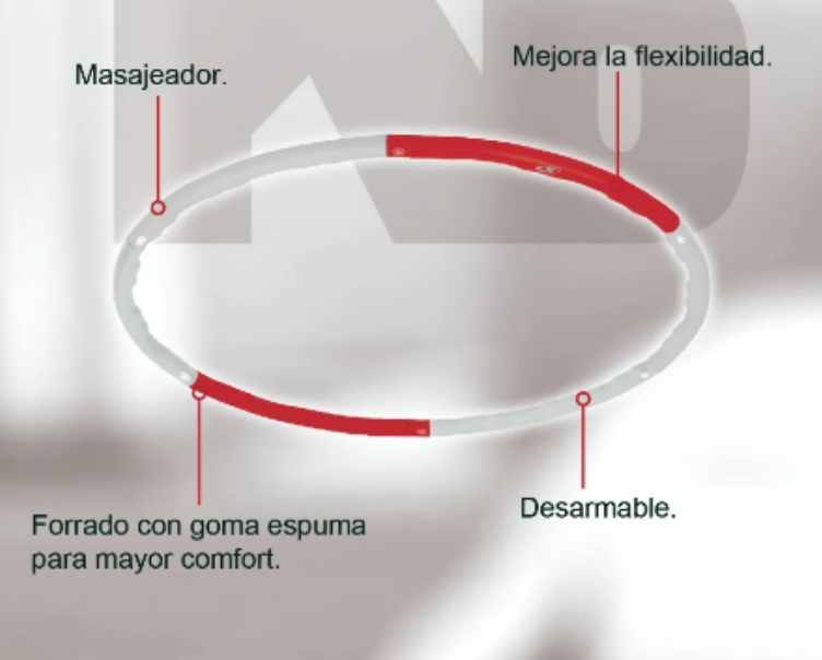 Aro Hula Hula con Masajeador - 66236