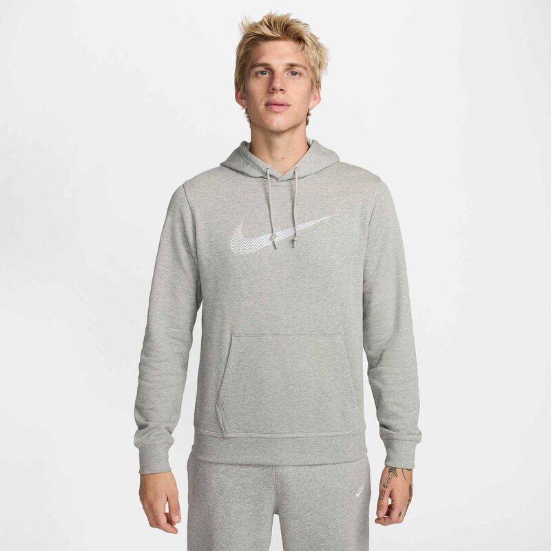 Hoddie Nike Hombre Cerrado Algodón Gris Claro - 694099-021