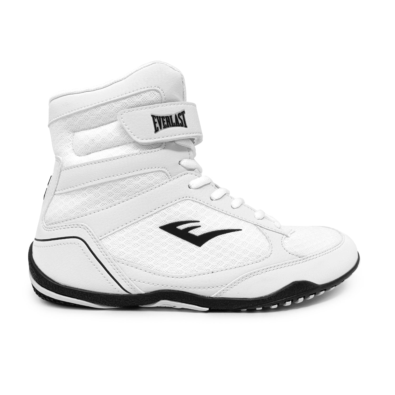 Botas Boxeo Everlast Unisex Blanca Suela Negra - CRUSHER-C2