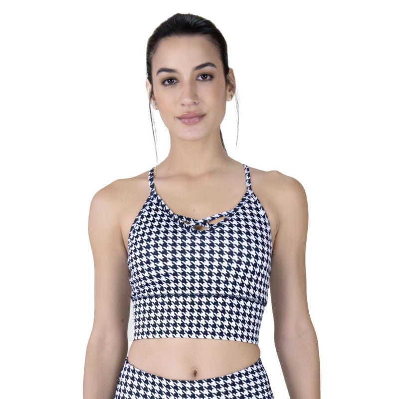 TOP ESTAMPADO NEGRO BLANCO DAMA - EV33AAL181