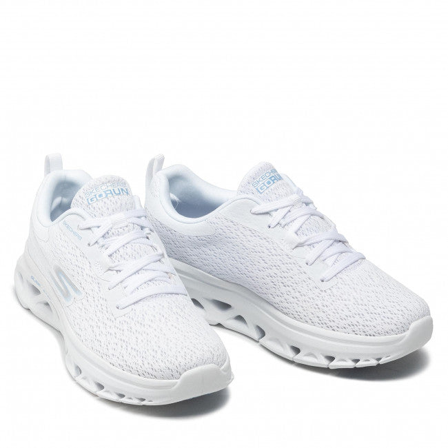 Tenis Dama SKECHERS Go Run Glide Step Flex Todo Blanco - 128890-WHT