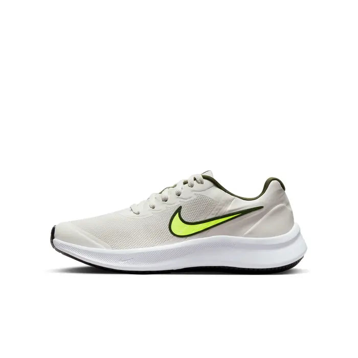 Tenis Nike Junior Star Runner 3 Beige Amarillo - DA2776-011