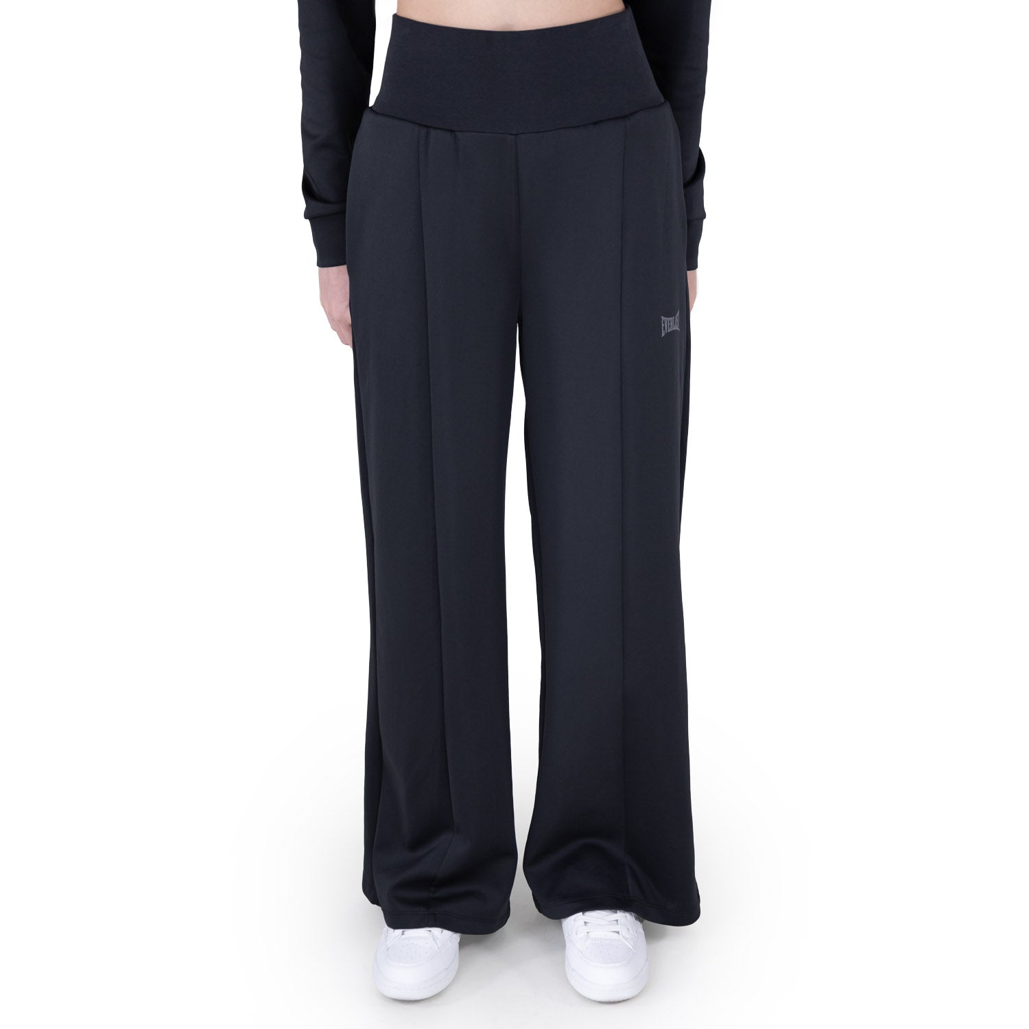 Pantalon EVERLAST Dama Ancho Negro Algodón - EV14RAL221