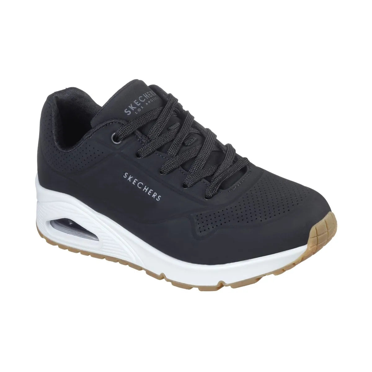 Tenis SKECHERS Dama  Uno Stand On Air Negro Blanco - 73690-BLK