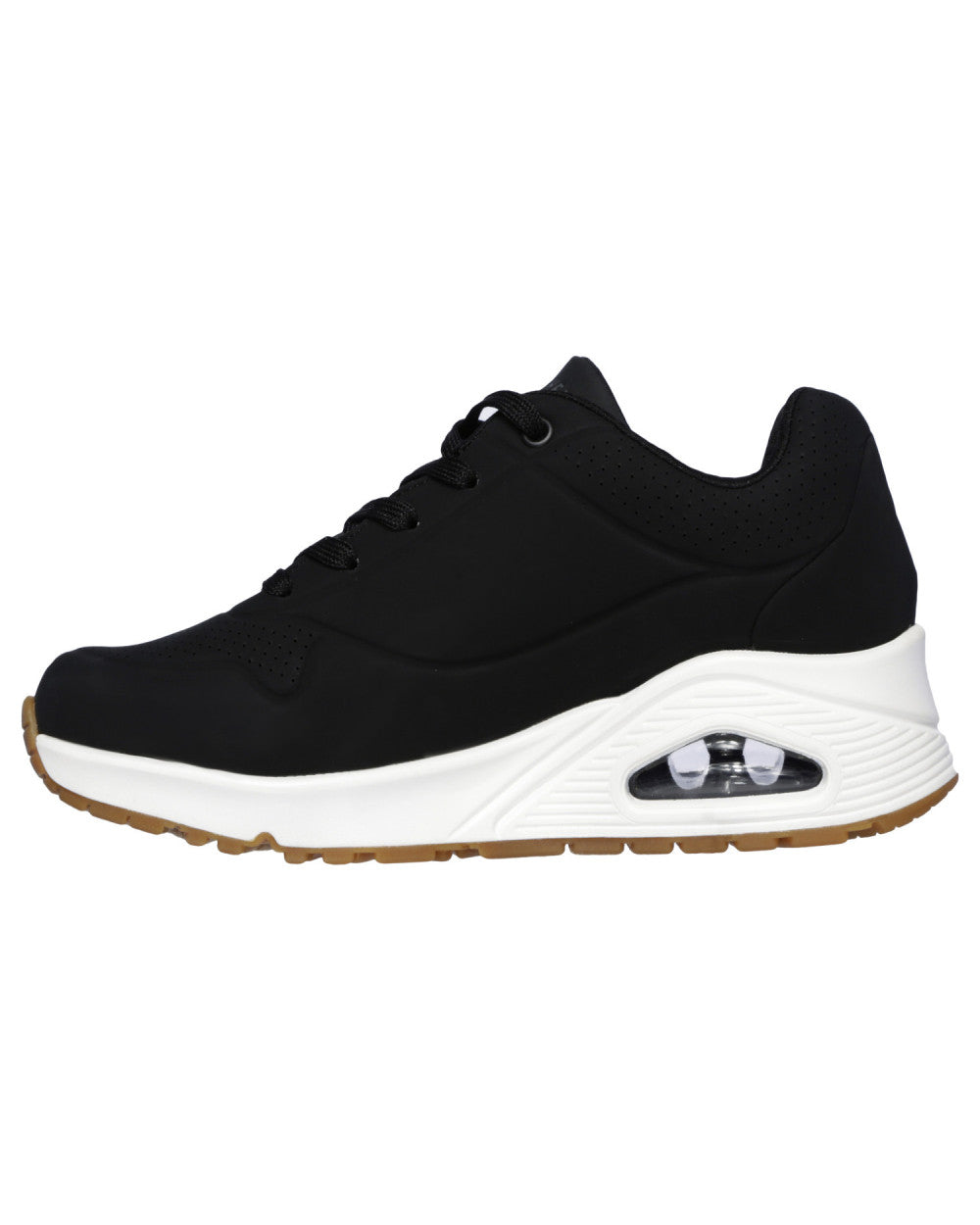 Tenis SKECHERS Dama Uno Stan On Air Negro Blanco - 73690-BLK