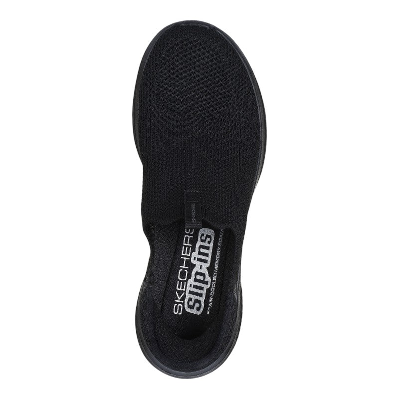 Tenis SKECHERS Dama Ultra Flex Todo Negro Slip Ins - 150450-BBK