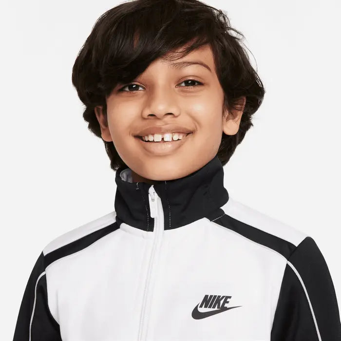 Sudadera NIKE Junior Blanca Negra - DH9661-100