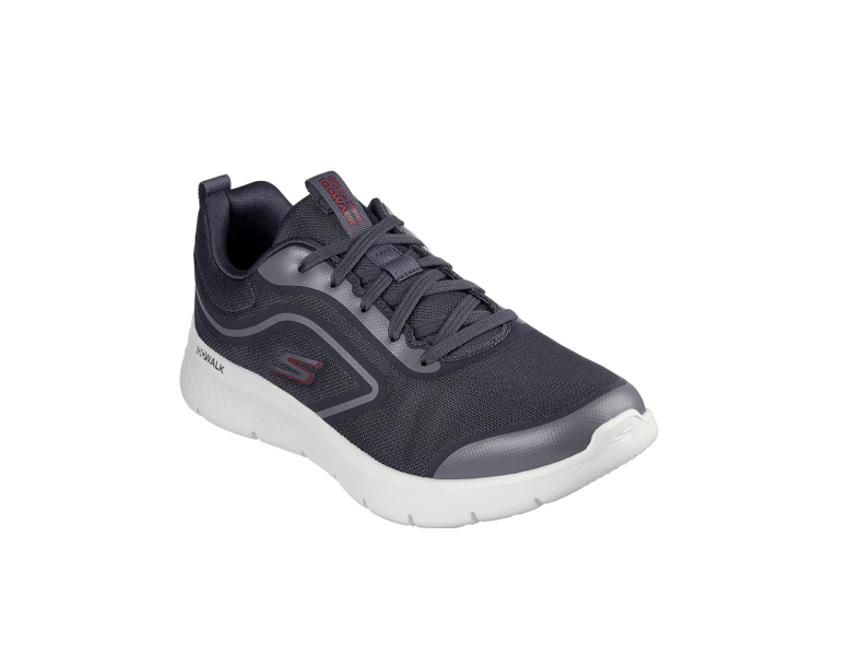 Tenis SKECHERS Hombre Go Walk Flex Afternoon Gris Oscuro - 216508-CCRD