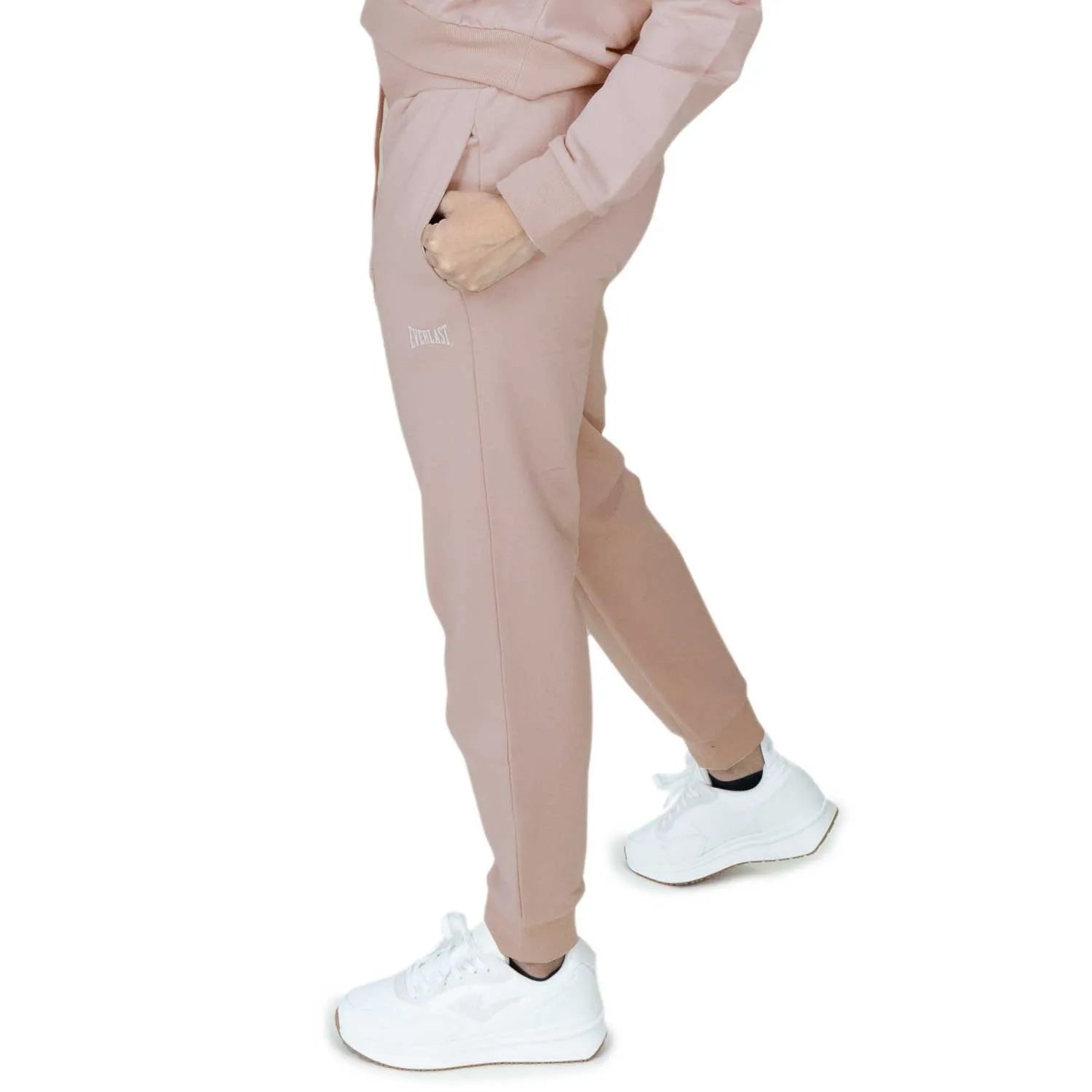JOGGER EVERLAST BEIGE DAMA ALGODÓN  - EV14NAL505