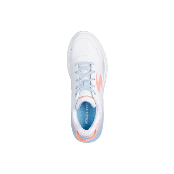 Tenis SKECHERS JuniorWave 92 Imara Breeze Blanco Azul - 303572L-WLBL
