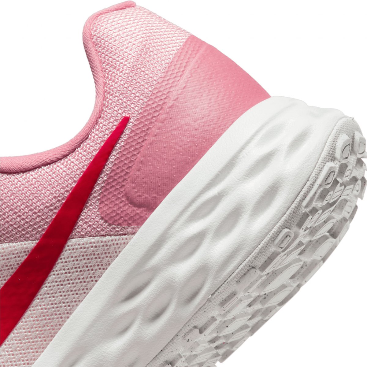 Tenis Nike Dama Revolution 6 NN Blanco Rojo - DC3729-601