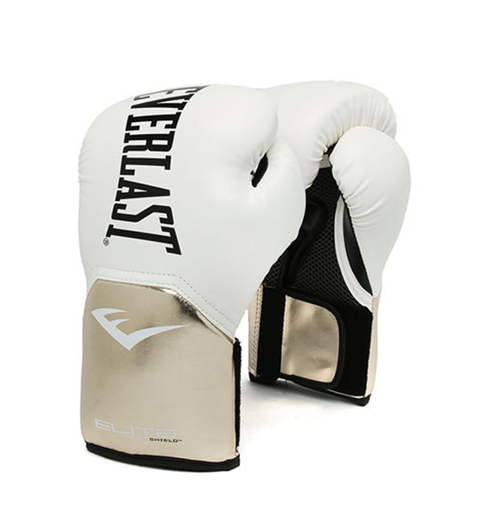 Guantes de Boxeo Blanco dorado P00SM14WG
