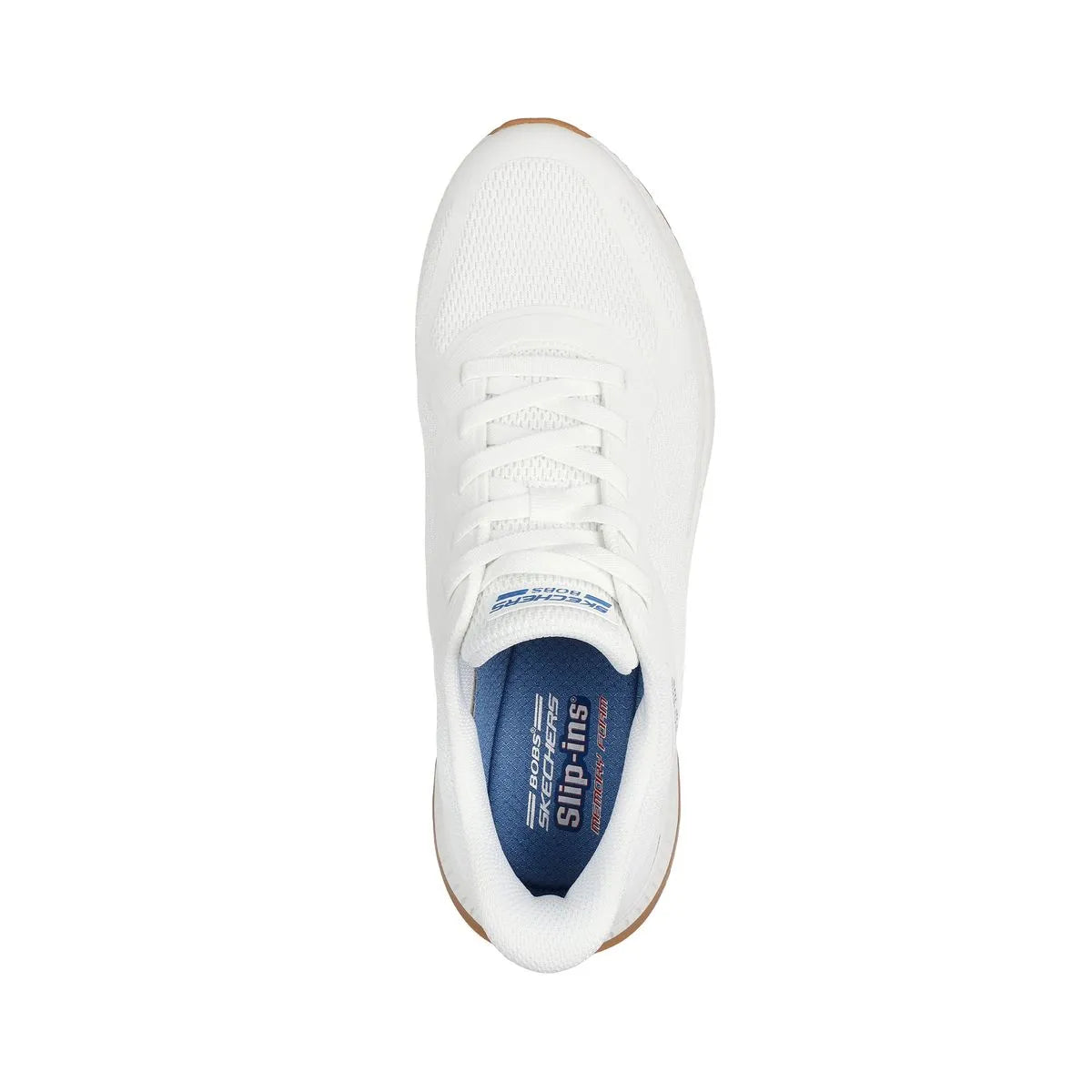 Tenis SKECHERS Hombre Bobs Squad Todo Blanco - 118423-WHT