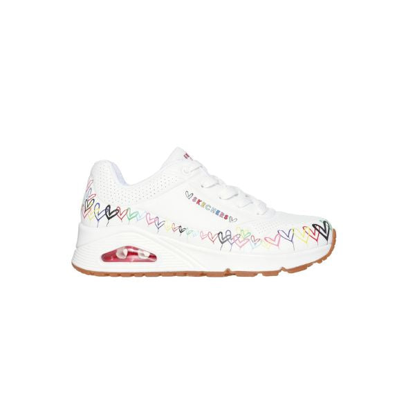 Tenis SKECHERS Dama Uno Love All Around Blanco Colores - 177917-WMLT