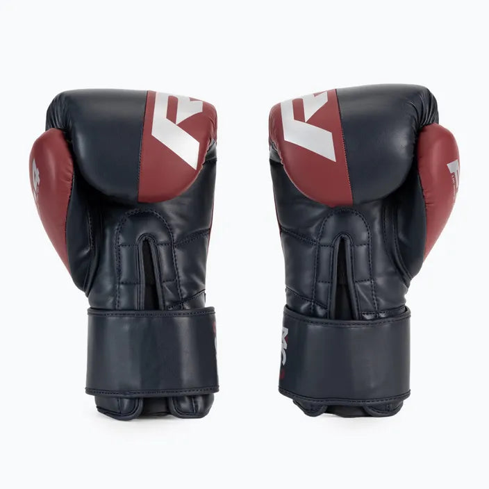 Guantes Boxeo RDX Negro Vinotinto - BGR-F4MU