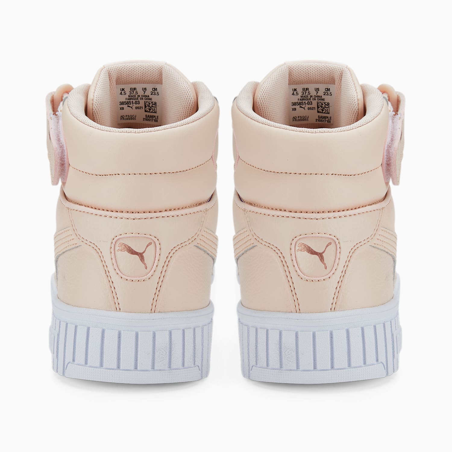 Botas Dama PUMA Sport Carina 2.0 Mid Crema Blanca - 385851-03