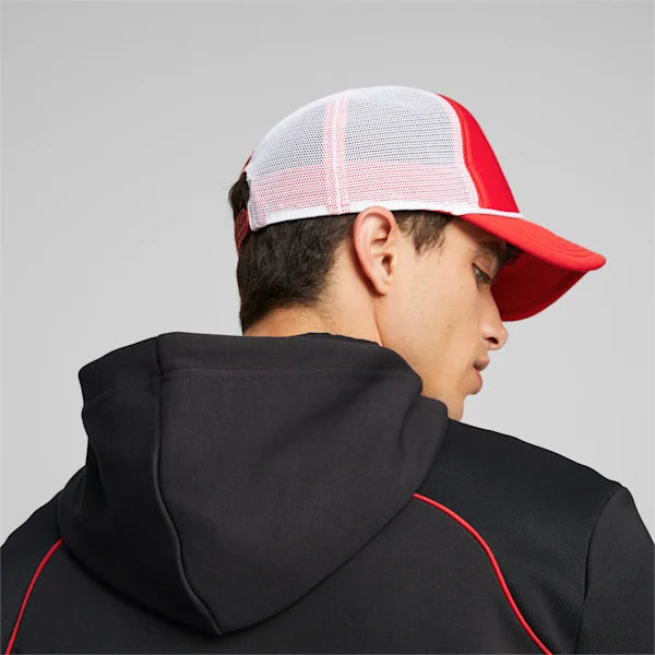 Gorra PUMA Hombre Ferrari Roja Blanca - 024774-01