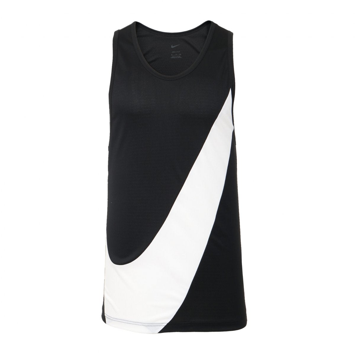 Camiseta Nike Hombre Manga Sisa Negra Logo Blanco - DH7132-013