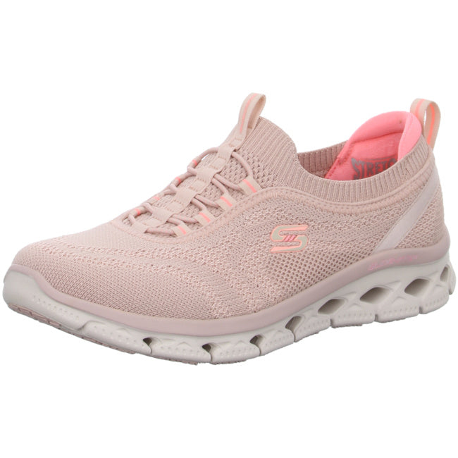 Tenis SKECHERS Dama Glide Step Flex Good Dream Azul Rosa - 104307-LTPK