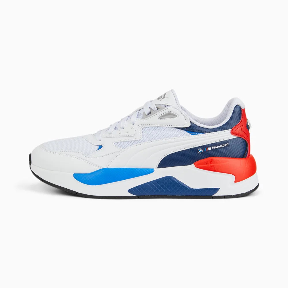 Tenis PUMA Hombre BMW Mms X-ray Speed Blanco Azul Rojo - 307137-04