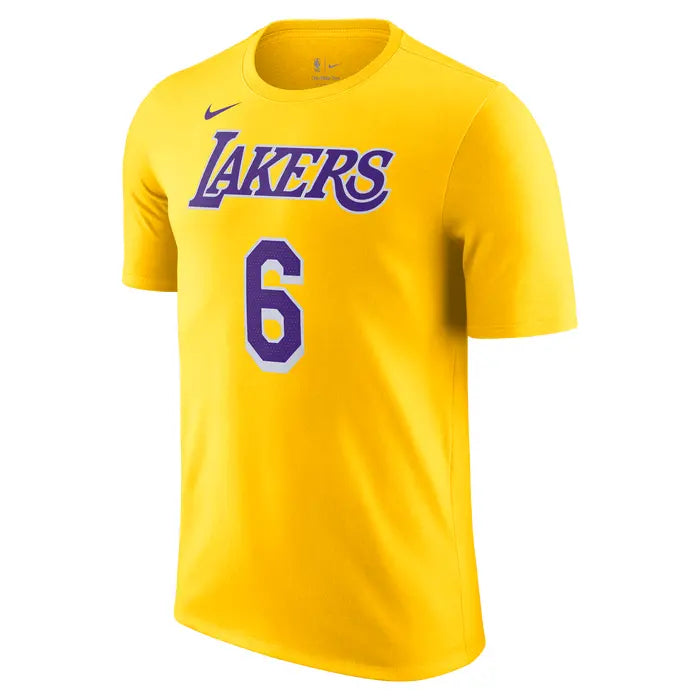 Camiseta Nike Hombre Lakers Algodón Amarilla - DR6380-728