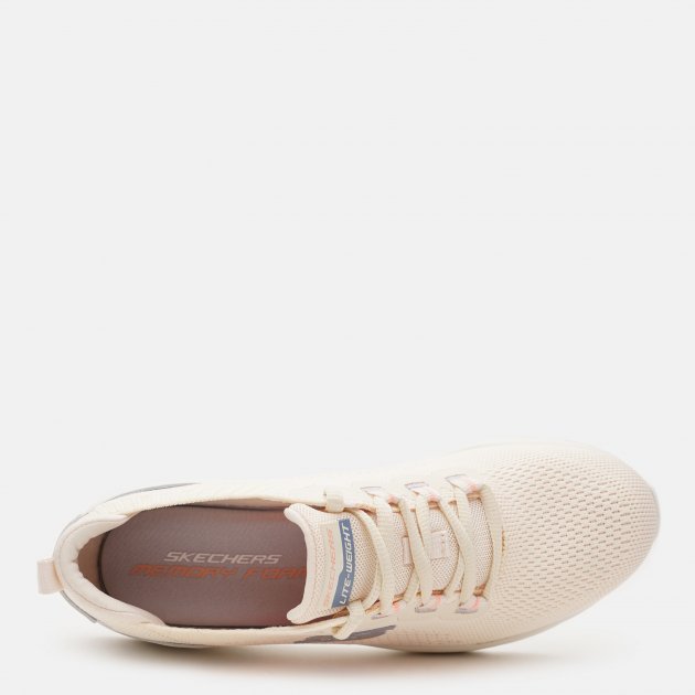 Tenis Dama SKECHERS Dynamight Daytime Stride Beige Rosa Gris - 149546-OFPK