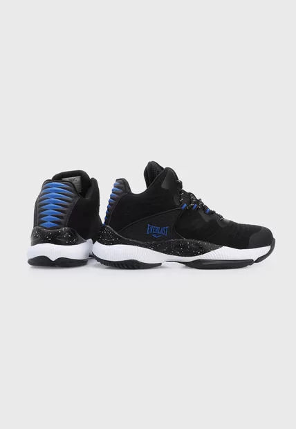 Botas basquetball EVERLAST Hombre Champions Negra Azul Rey - DUNK-C2