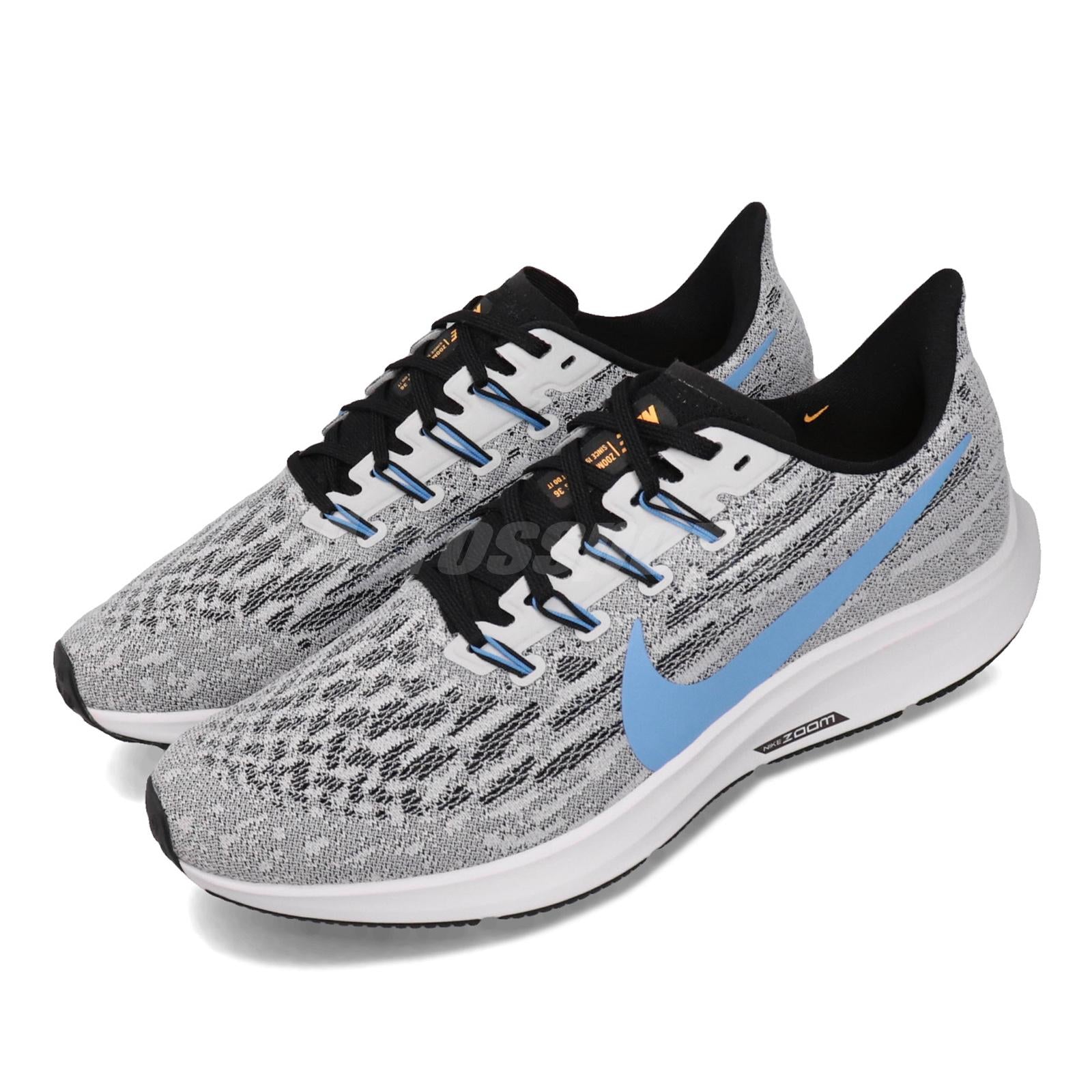 Tenis Nike Air Zoom Pegasus 36 Hombre Gris Azul AQ2203-101