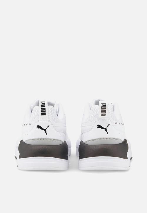 Tenis PUMA Hombre X-ray2 Square Signature Blanco Negro - 383825-01