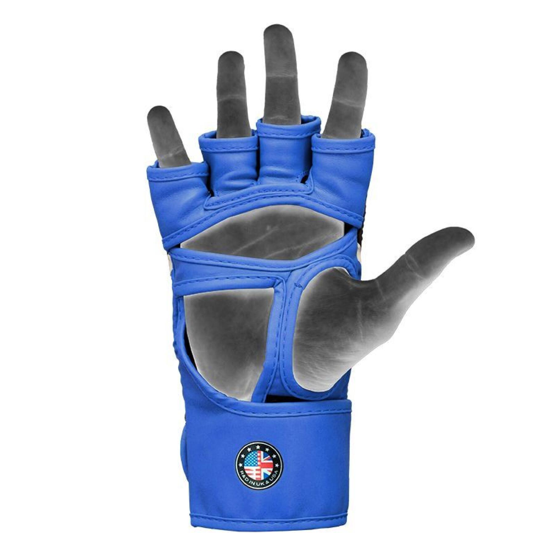 Guantes MMA RDX Azul Negro - GGR-T17UB