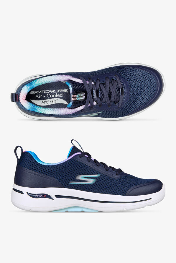 Tenis Dama SKECHERS Go Walk Arch Fit Azul Azul - 124868-NVTQ