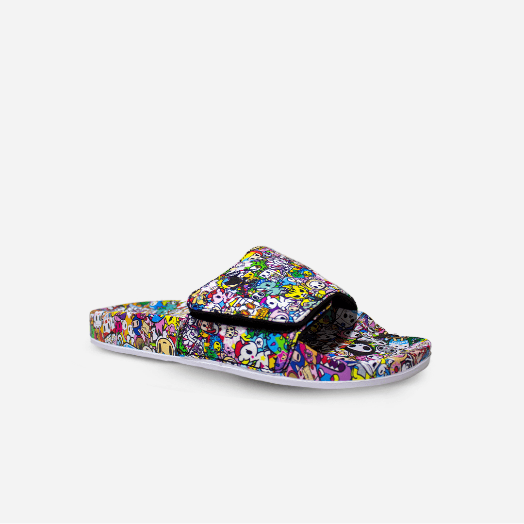 Chanclas skechers Dama Pop Ups Cool Galaxy Blanca Color - 119393-BKMT