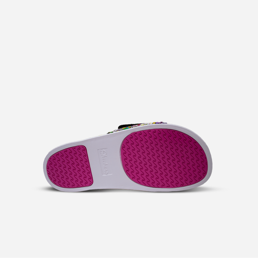 Chanclas skechers Dama Pop Ups Cool Galaxy Blanca Color - 119393-BKMT