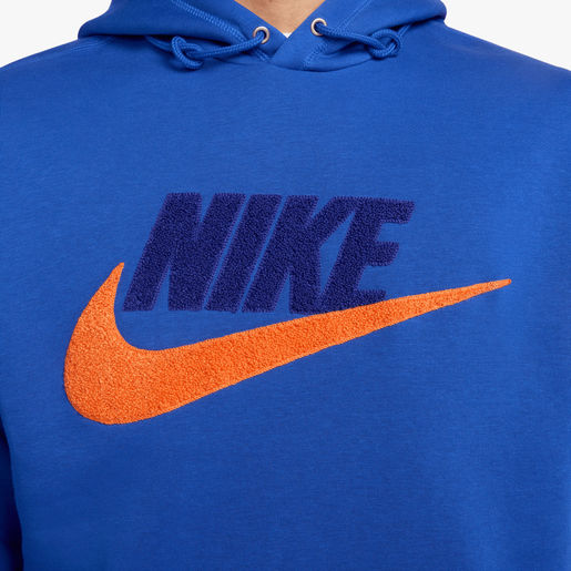 Hoodye NIKE Hombre Azul Algodón Cerrado - FN3104-480