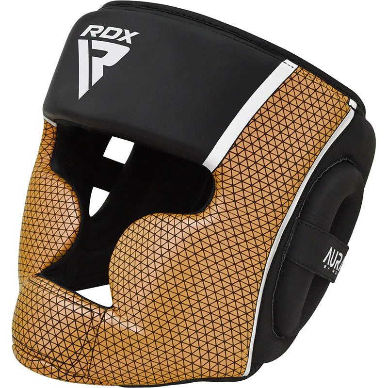 Cabecero De Boxeo RDX Negro Dorado - HGR-T17BGL