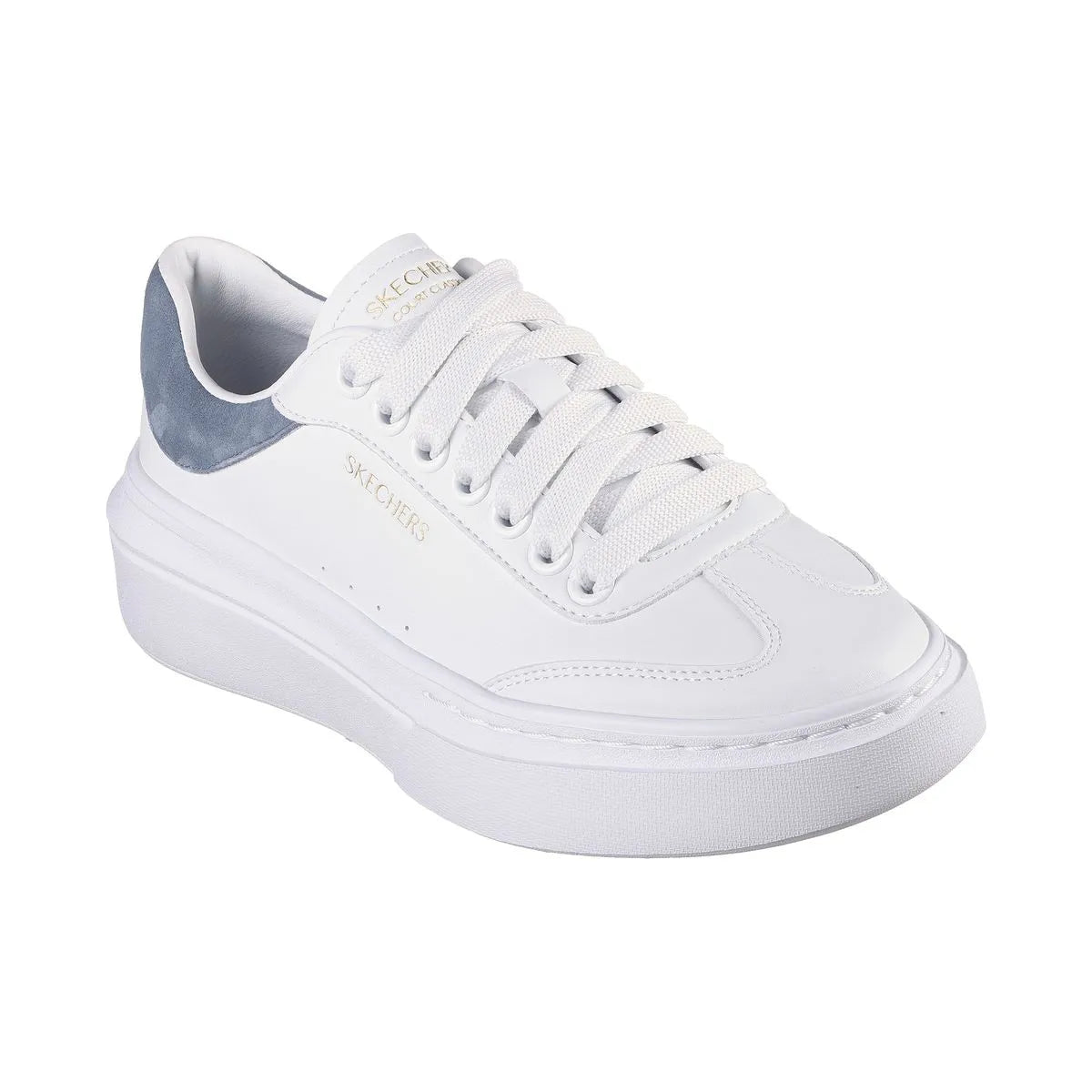 Tenis STEKECHERS Dama Cordova Classic Best Behavior Blanco Azul - 185060-WBL