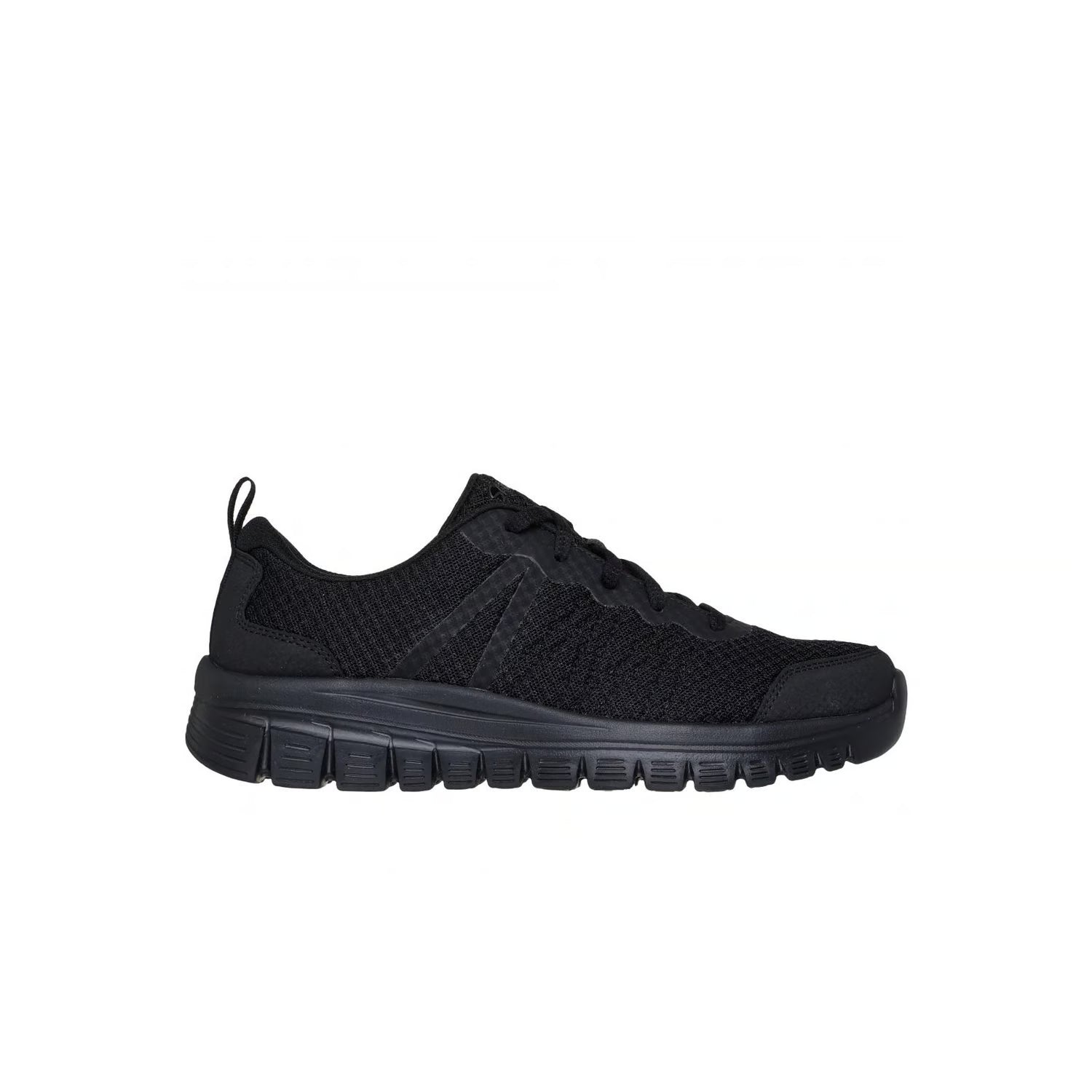 Tenis SKECHERS Dama  Graceful Meshease Todo Negro Tubular Sra - 100839-BBK
