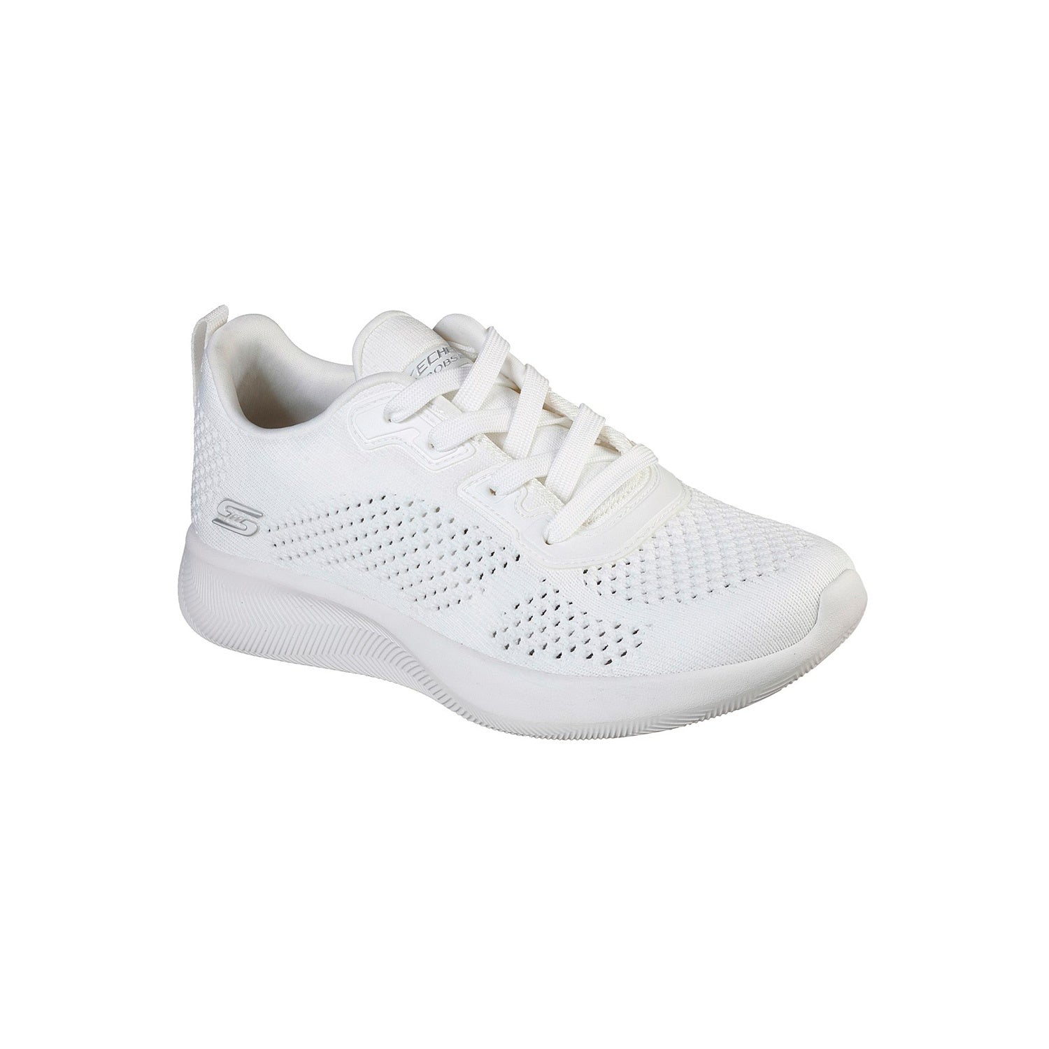 Tenis Skechers Dama Bobs Squad Todo Blanco - 117018-WHT
