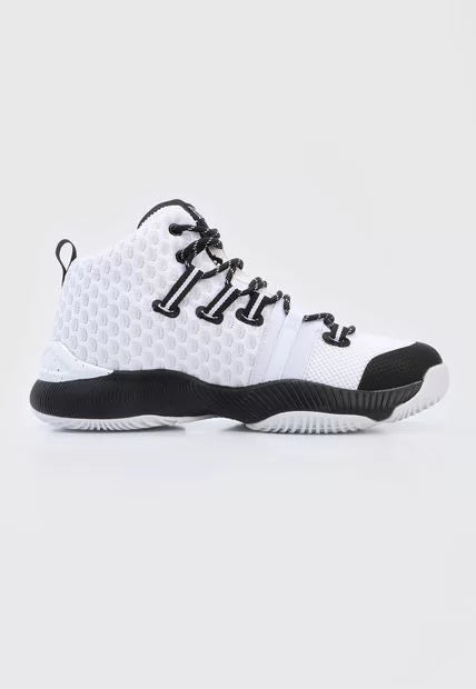 Botas basquetball EVERLAST Hombre Champions Blanca Con Negro - HOOK-C3