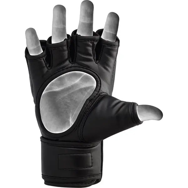 Guantes MMA RDX Negro Azul - GGR-F12U