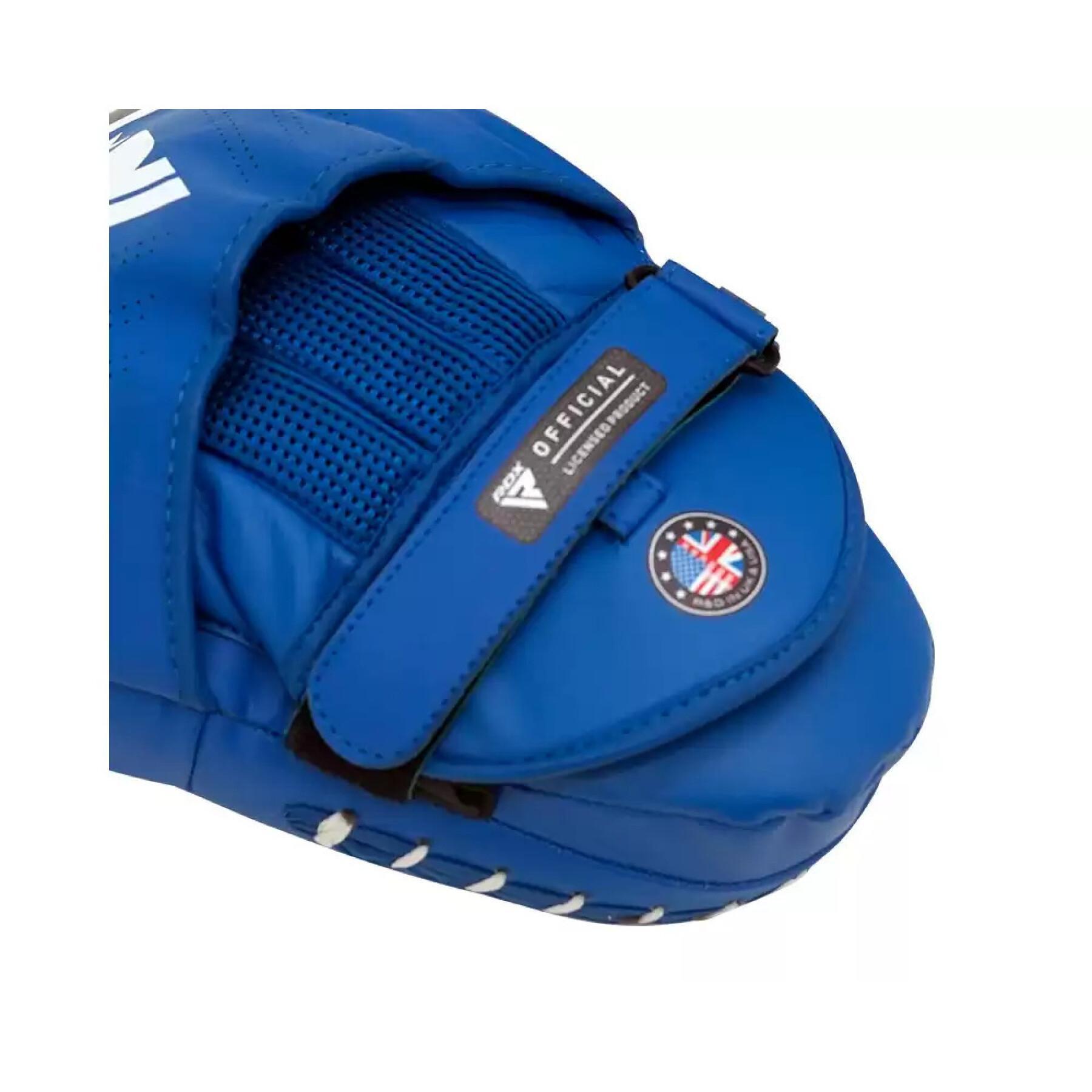 Guante De Entrenador RDX Negro Azul - FPR-T17UB