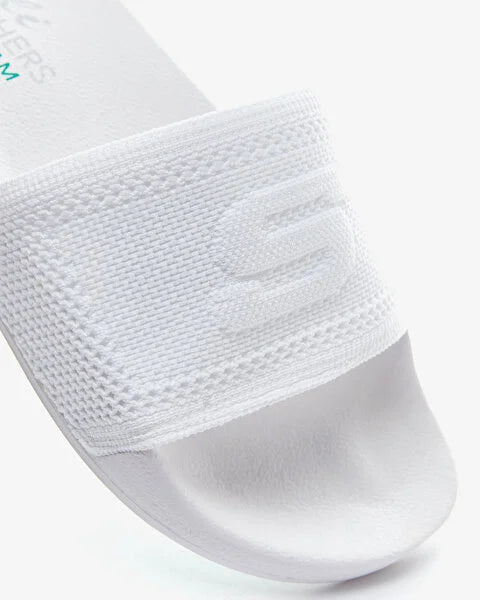 Chanclas skechers Dama Undisturbed Todas Blancas - 119250-WHT