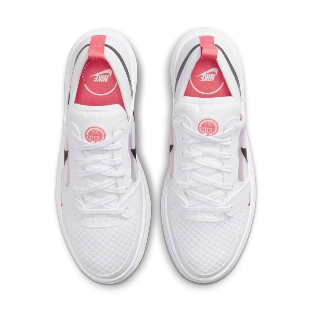 Tenis Dama Nike Court Vision Alta Blanco Negro - CW6536-103