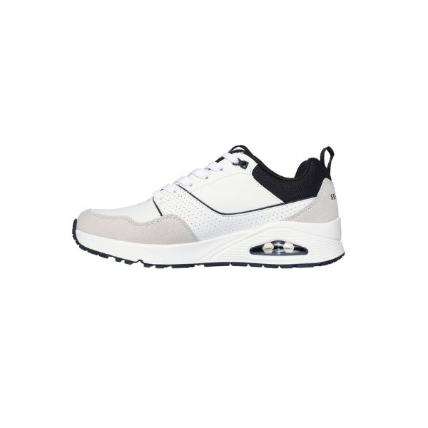Tenis SKECHERS Hombre Uno Retro One Blanco Negro - 183020-WBK